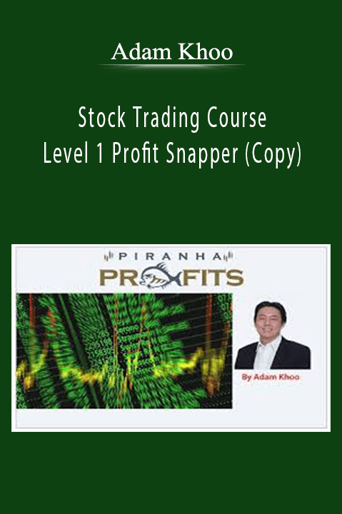 Adam Khoo - Stock Trading Course Level 1 Profit Snapper (Copy) Download