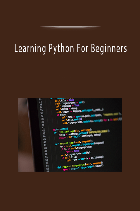 Learning Python For Beginners